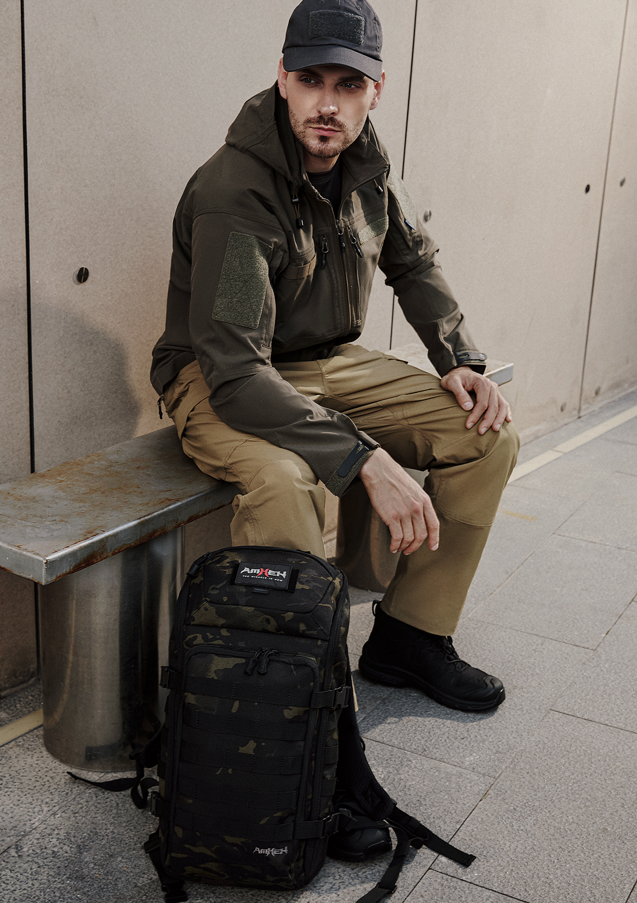 SLIM TACTICAL BACKPACK-S05